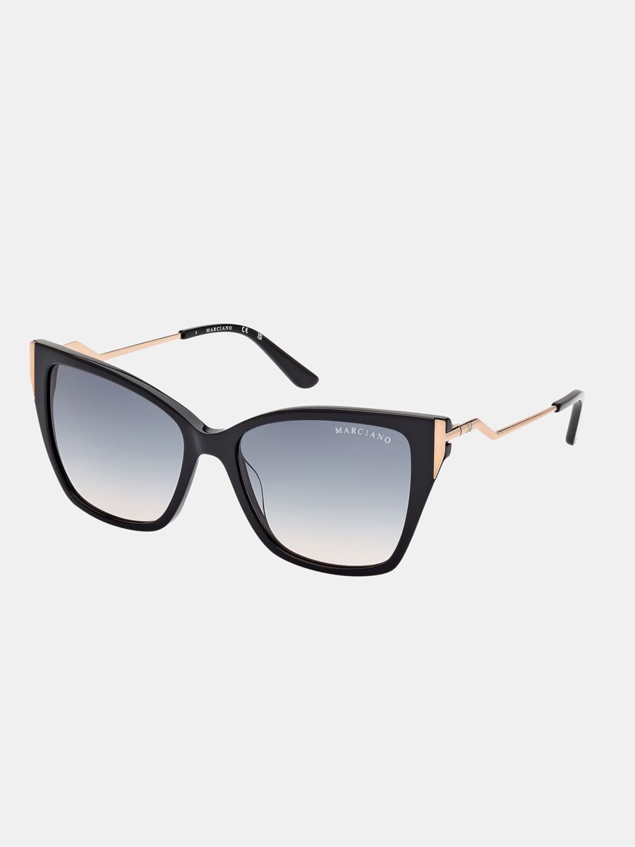Marciano Guess - Lady Sunglasses in Black Guess GOOFASH