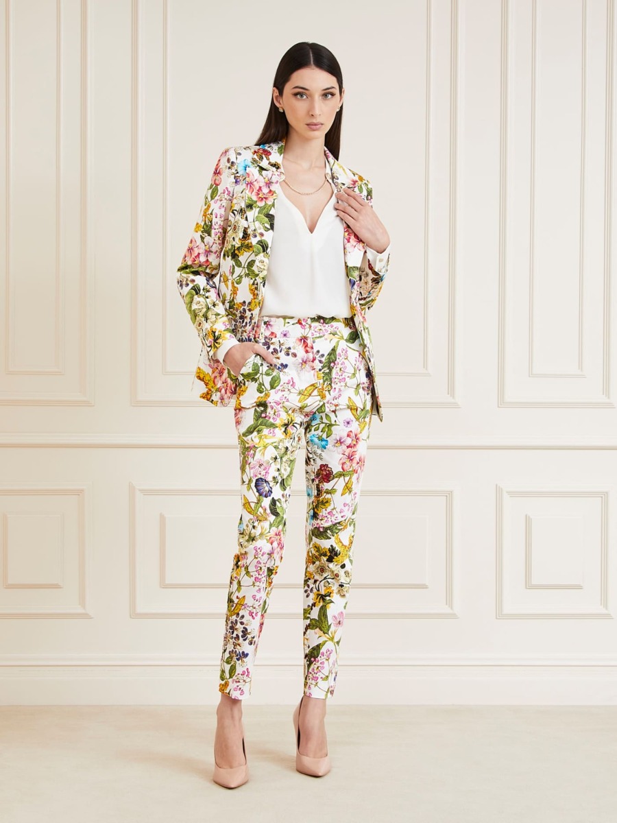 Marciano Guess Woman Trousers in Florals from Guess GOOFASH