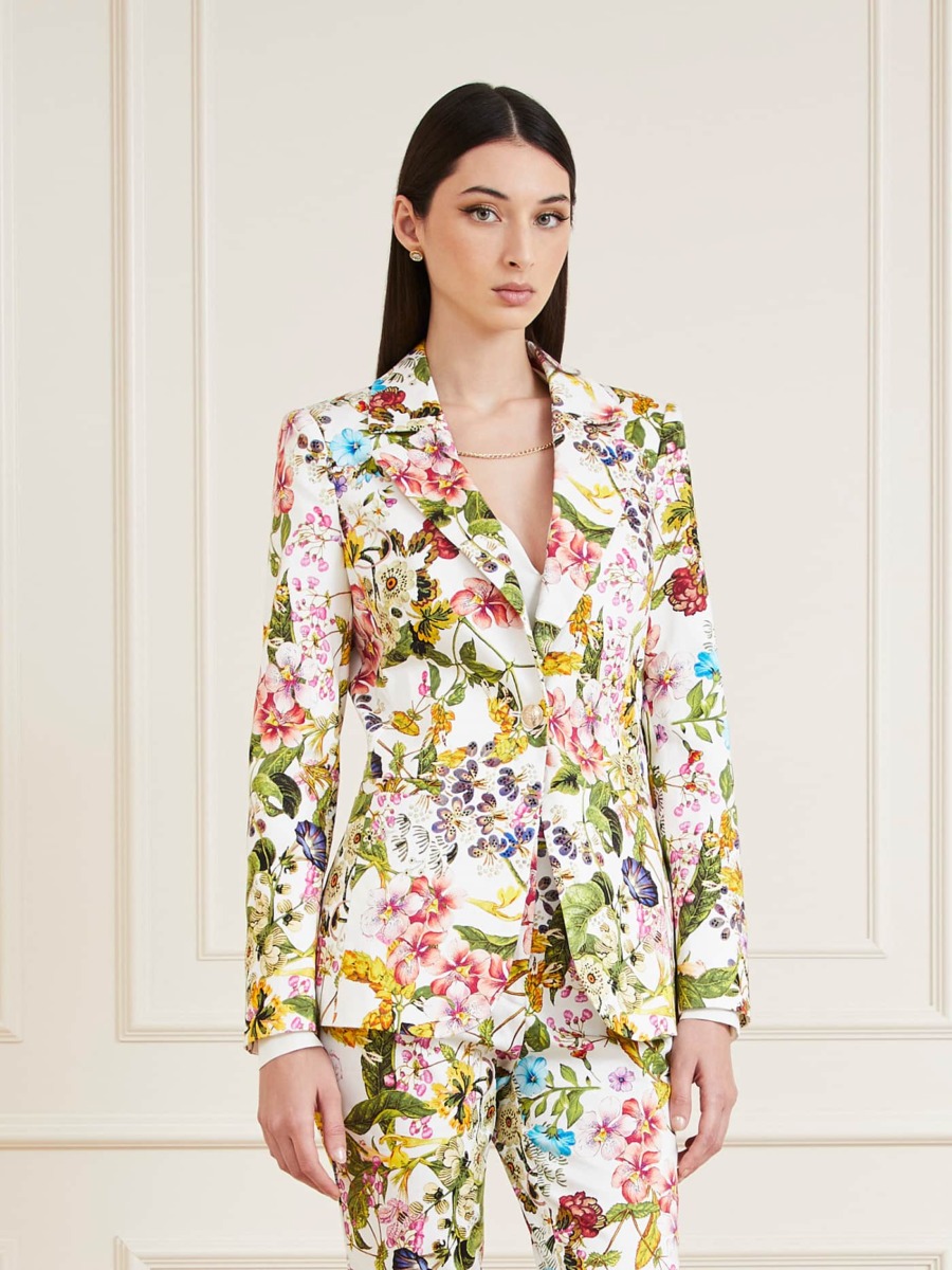 Marciano Guess Women Blazer in Florals from Guess GOOFASH