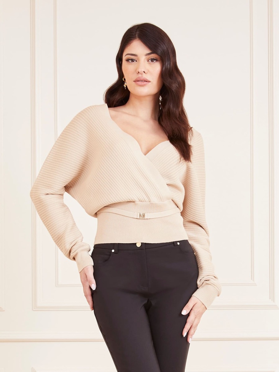 Marciano Guess Womens Sweater in Beige at Guess GOOFASH