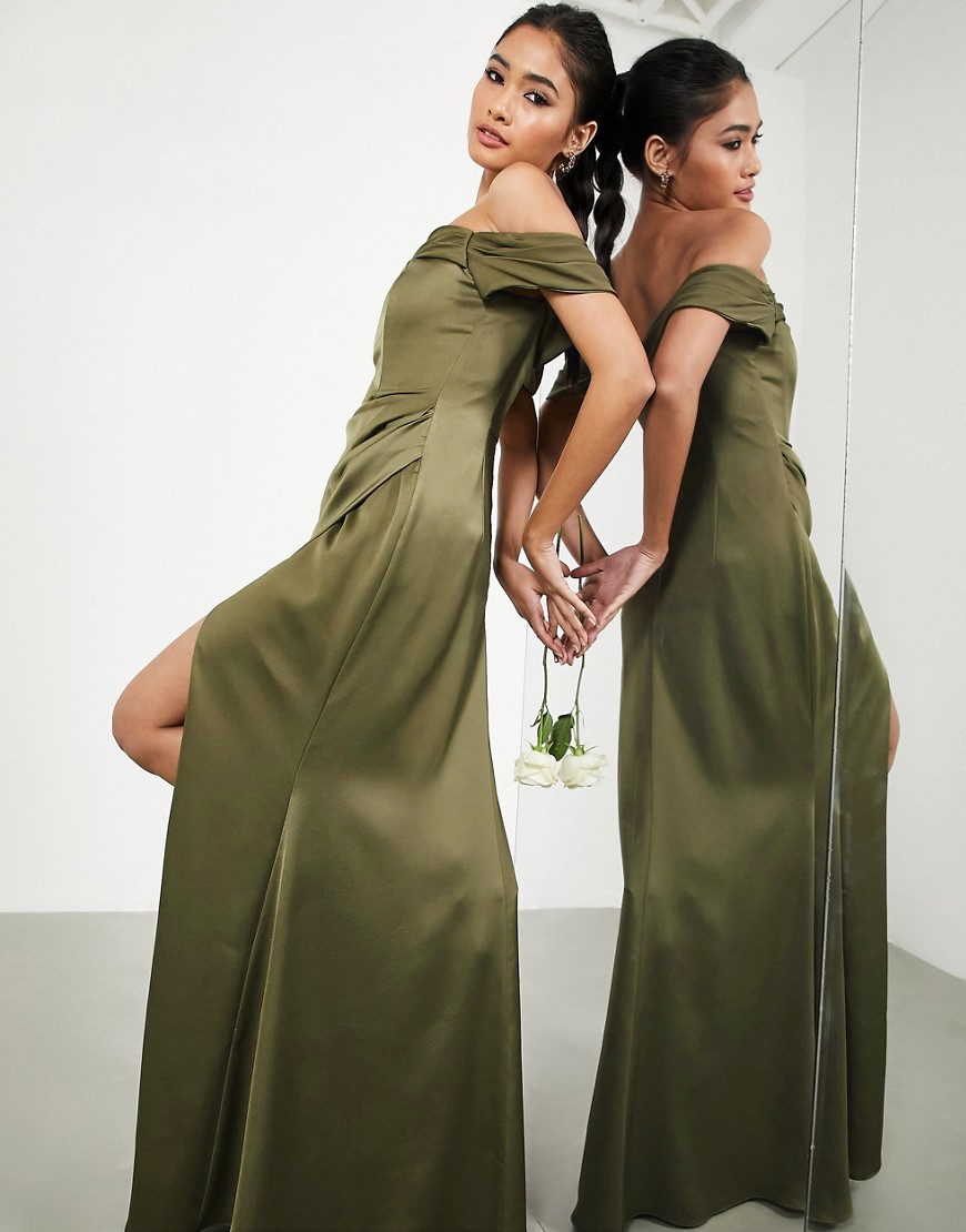 Maxi Dress Green for Women by Asos GOOFASH