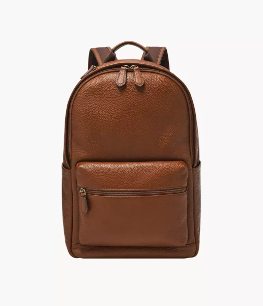 Men Backpack in Brown - Fossil GOOFASH