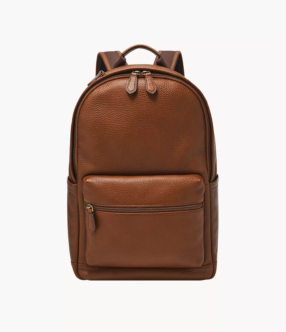 Men Backpack in Brown - Fossil GOOFASH