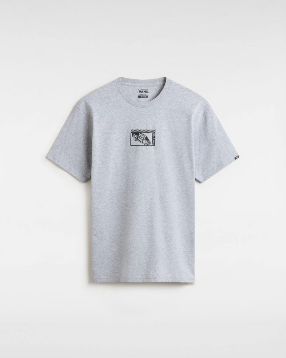 Men Grey T-Shirt - Vans GOOFASH