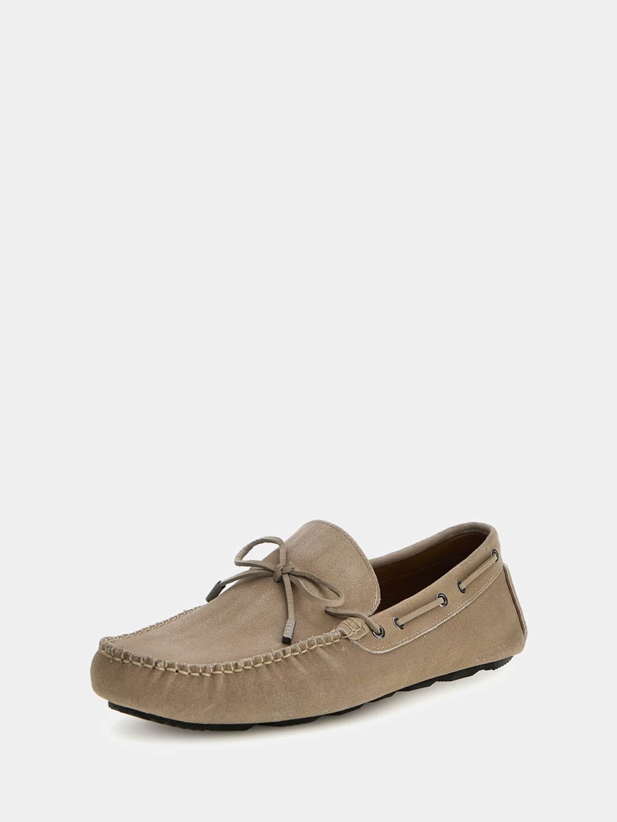 Men Moccasins in Beige from Guess GOOFASH