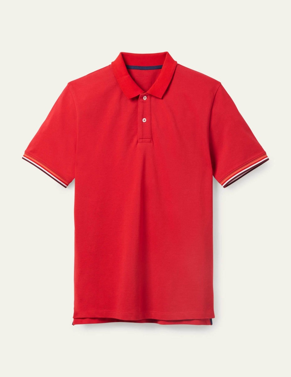 Men Poloshirt Red - Boden GOOFASH