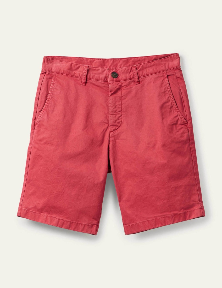 Men Purple Chino Shorts - Boden GOOFASH