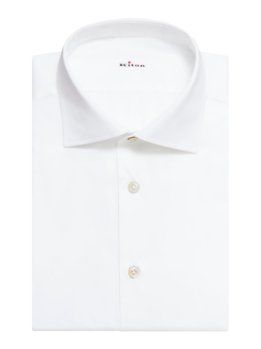 Men Shirt in White by Suitnegozi GOOFASH