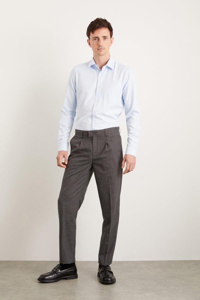 Men Trousers Grey from Burton GOOFASH