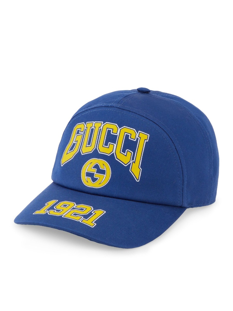 Men's Blue - Baseball Cap - Gucci - Suitnegozi GOOFASH