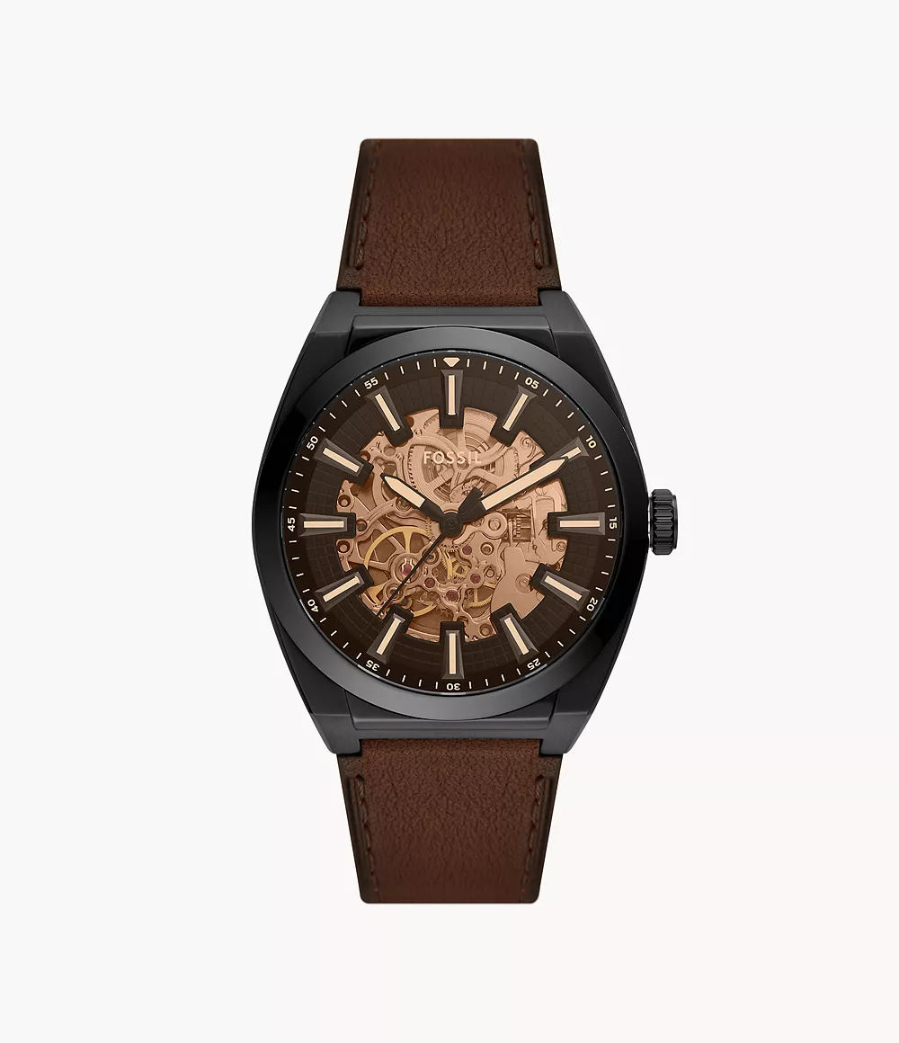 Mens Brown Watch at Fossil GOOFASH