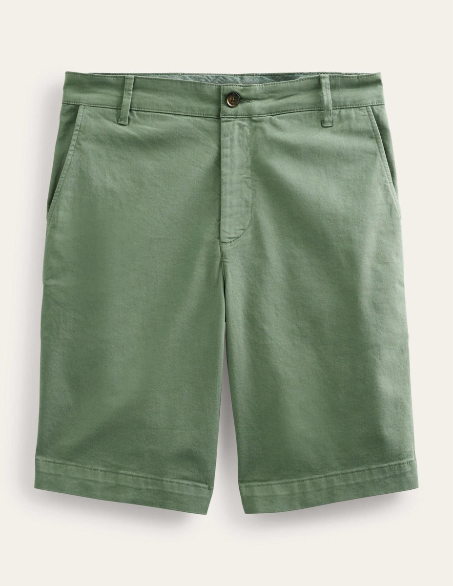 Men's Chino Shorts Green Boden GOOFASH