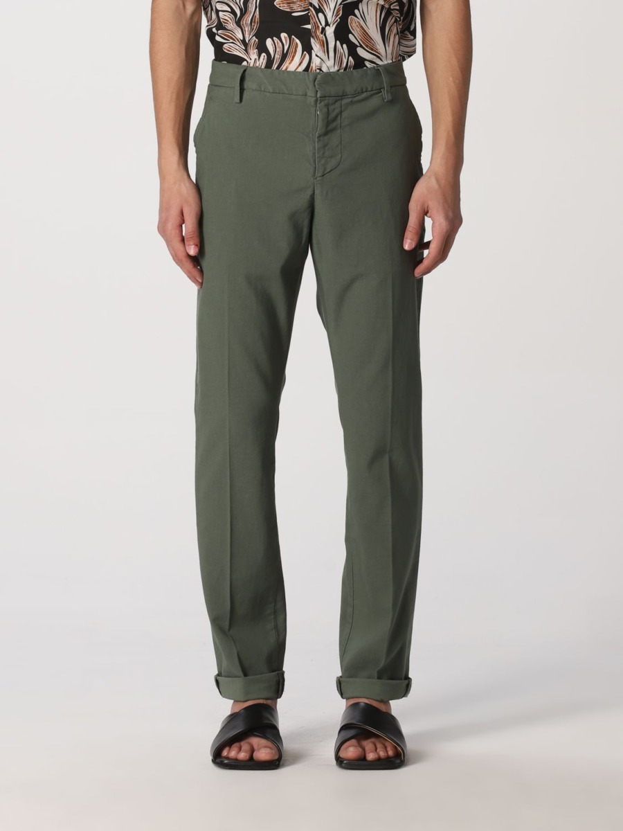 Men's Green Trousers from Giglio GOOFASH