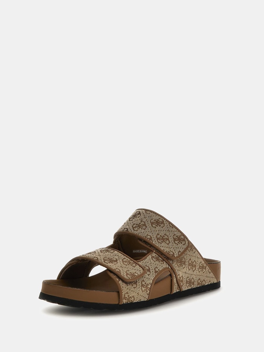 Men's Sandals in Beige at Guess GOOFASH