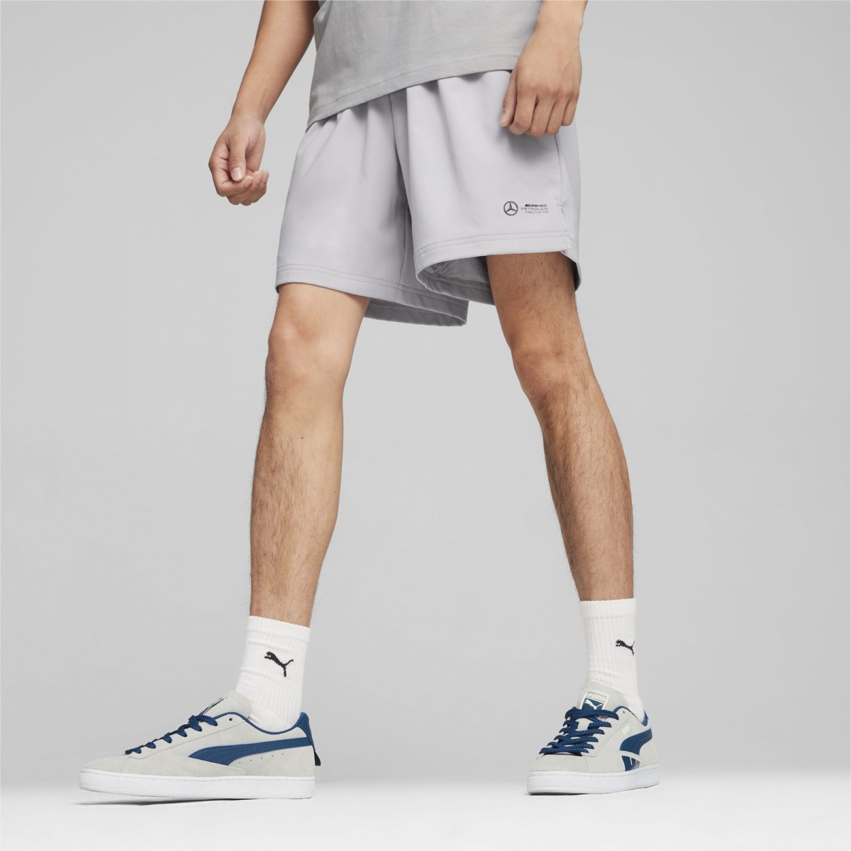 Men's Shorts in Silver - Puma GOOFASH