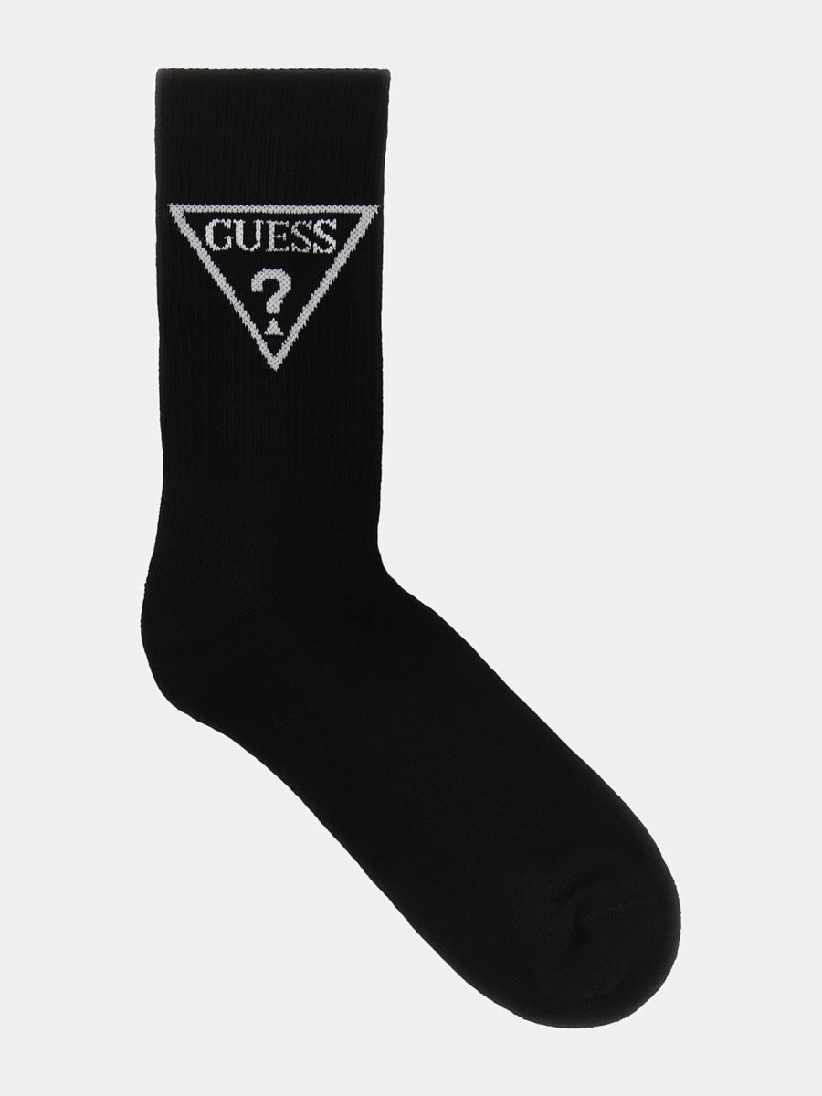 Men's Socks in Black - Guess GOOFASH