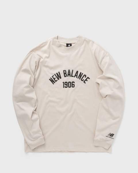 Men's T-Shirt Grey Bstn New Balance GOOFASH