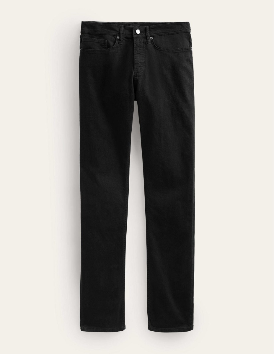 Mens Trousers in Black Boden GOOFASH