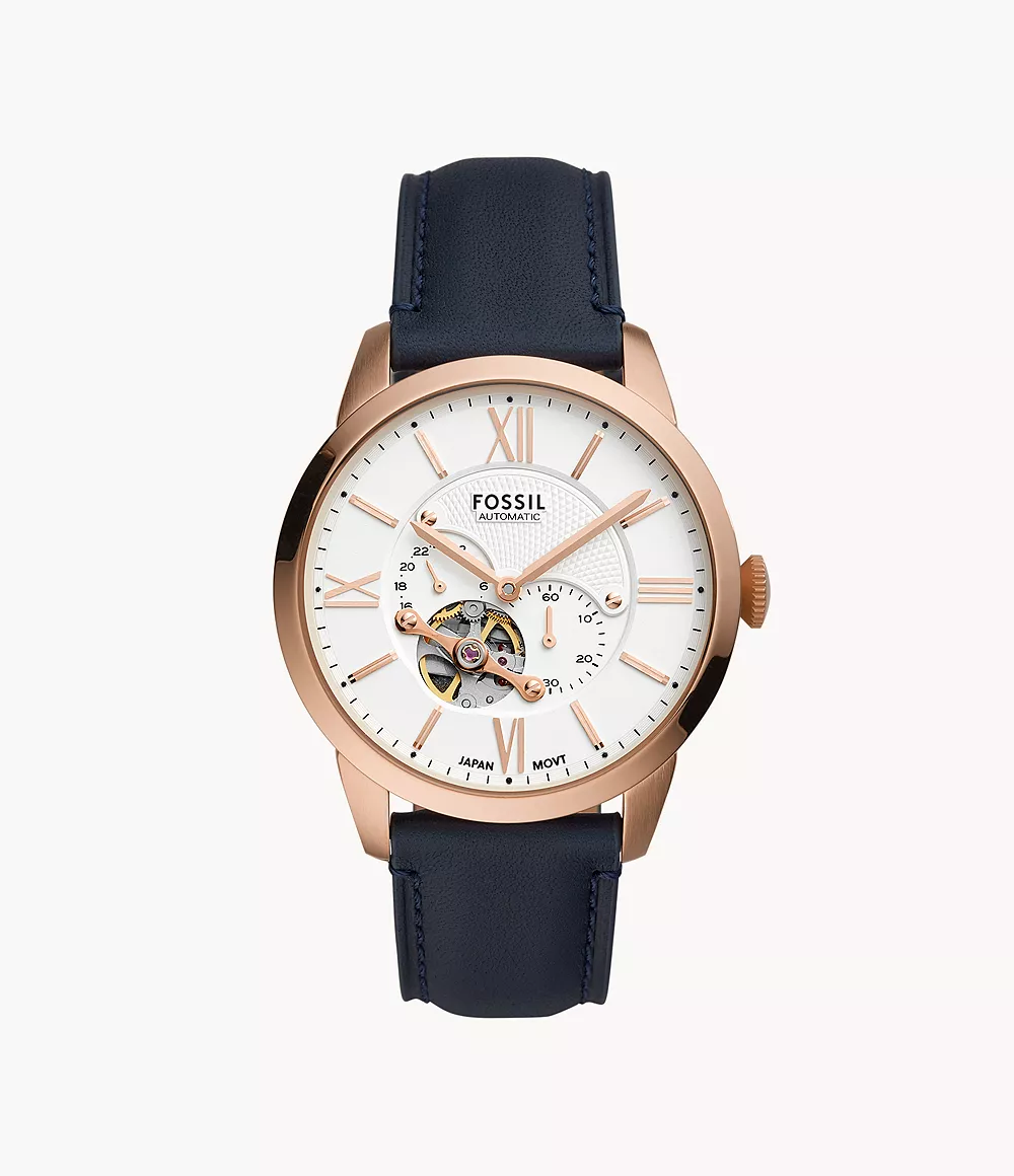 Mens Watch Blue by Fossil GOOFASH