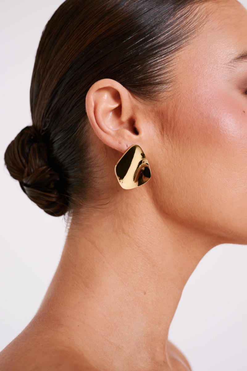 Meshki Earrings Gold for Woman GOOFASH
