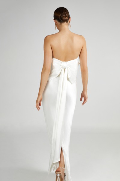 Meshki Womens Maxi Dress White GOOFASH