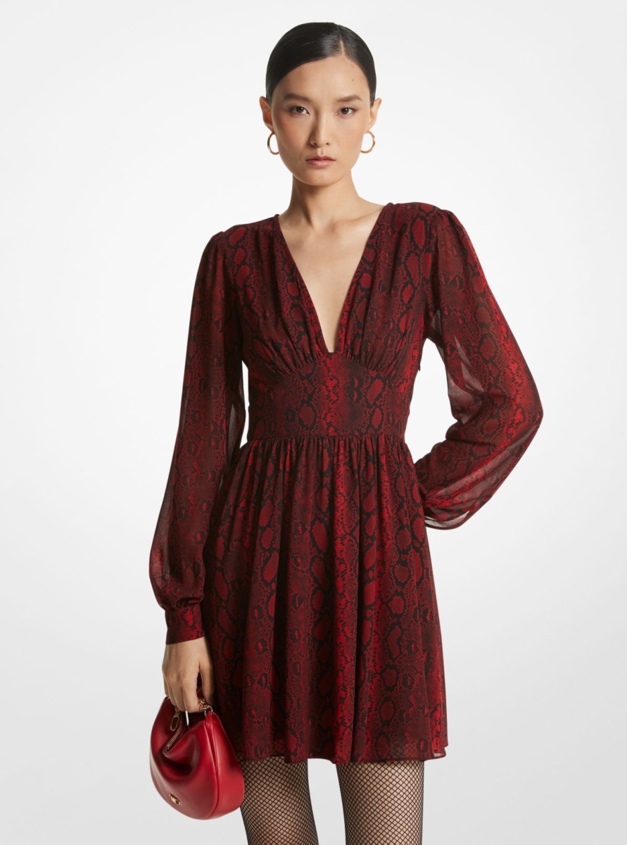 Michael Kors - Women's Red Dress GOOFASH