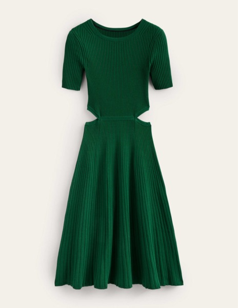 Midi Dress Green Woman - Boden GOOFASH