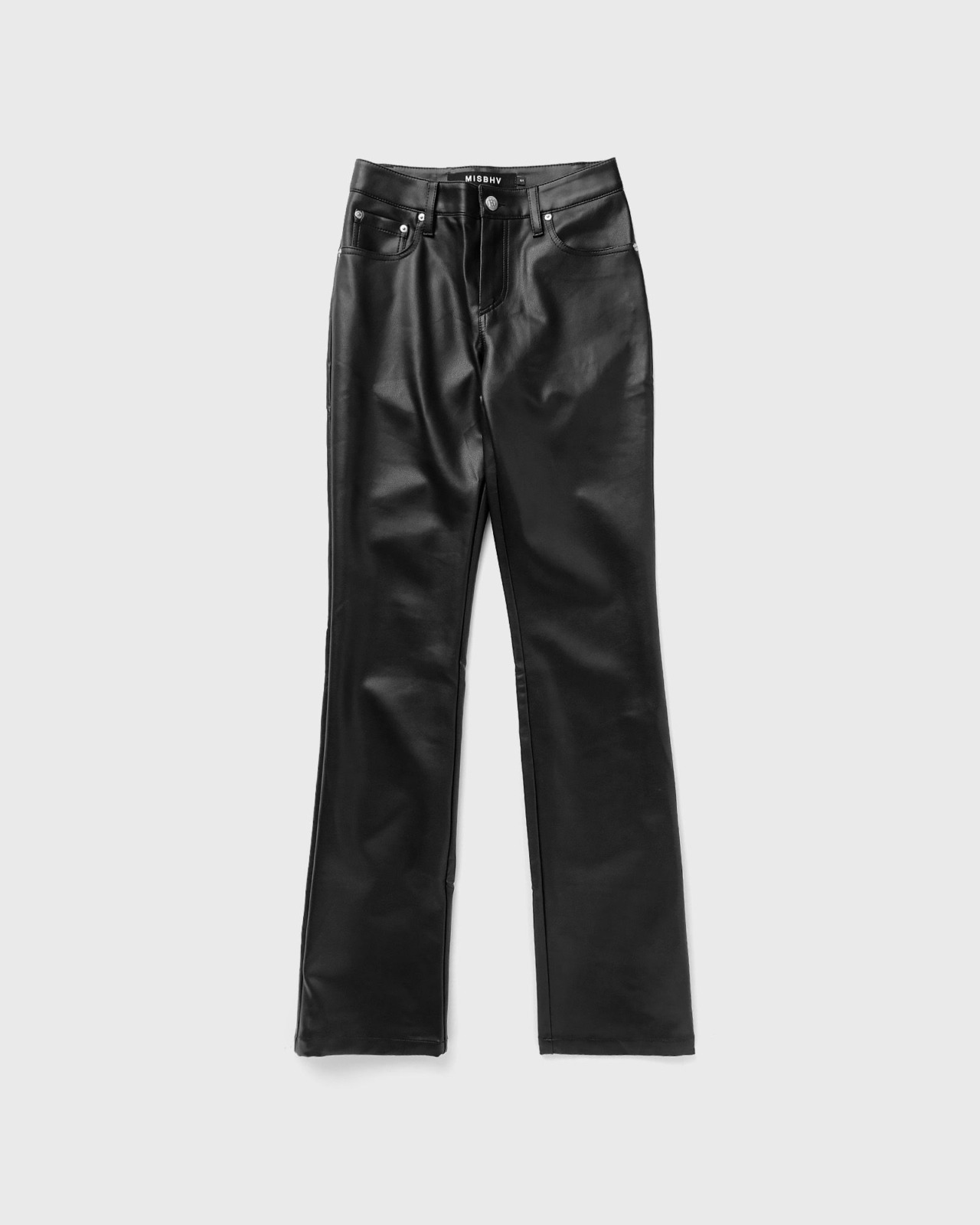 Misbhv - Black - Leather Trousers - Bstn - Woman GOOFASH
