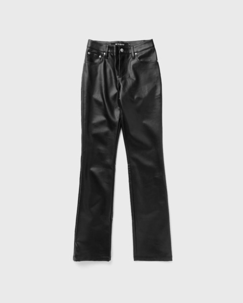 Misbhv - Black - Leather Trousers - Bstn - Woman GOOFASH