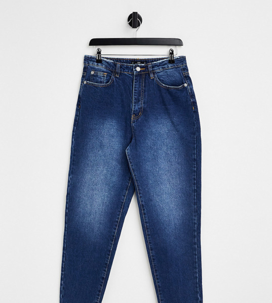 Missguided Lady Mom Jeans Blue by Asos GOOFASH