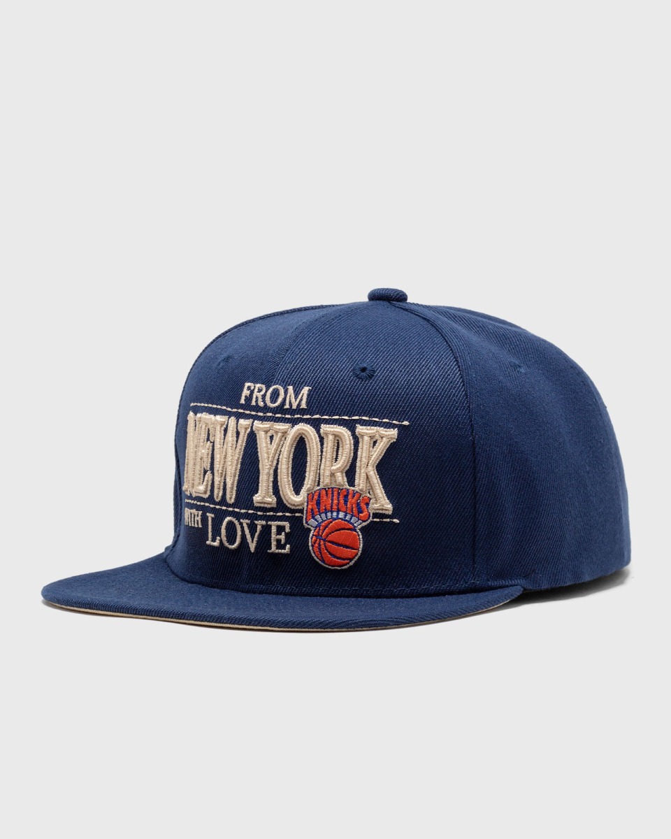 Mitchell & Ness Cap Blue for Man from Bstn GOOFASH