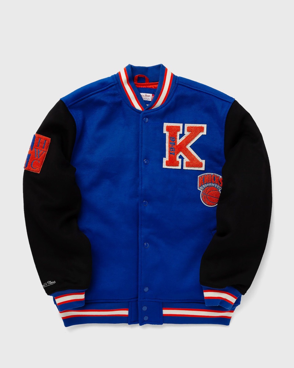 Mitchell & Ness Mens Jacket in Blue from Bstn GOOFASH
