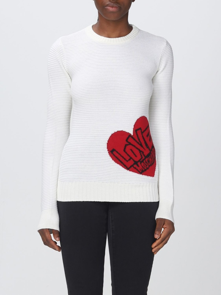 Moschino - Jumper White for Woman from Giglio GOOFASH