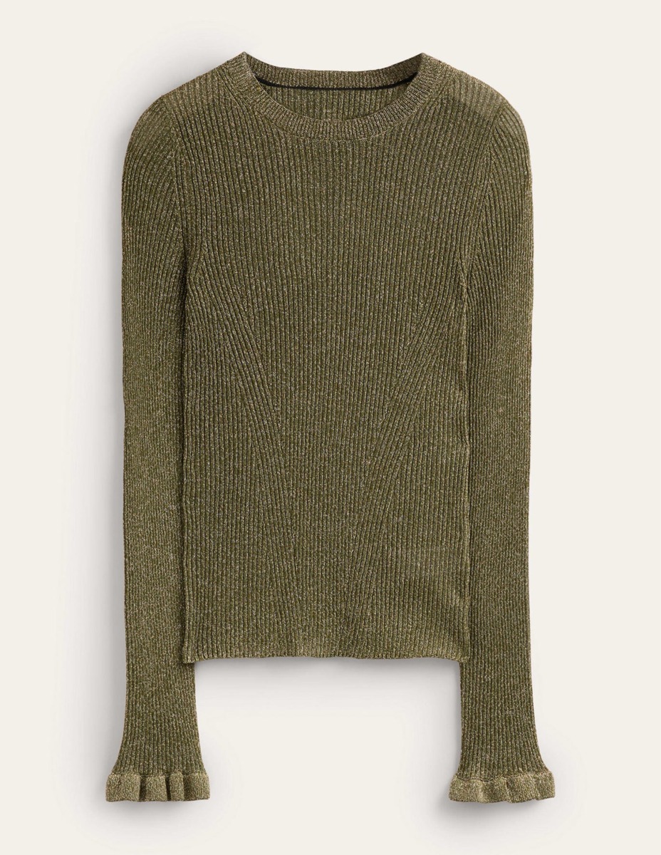 Olive Jumper for Woman by Boden GOOFASH