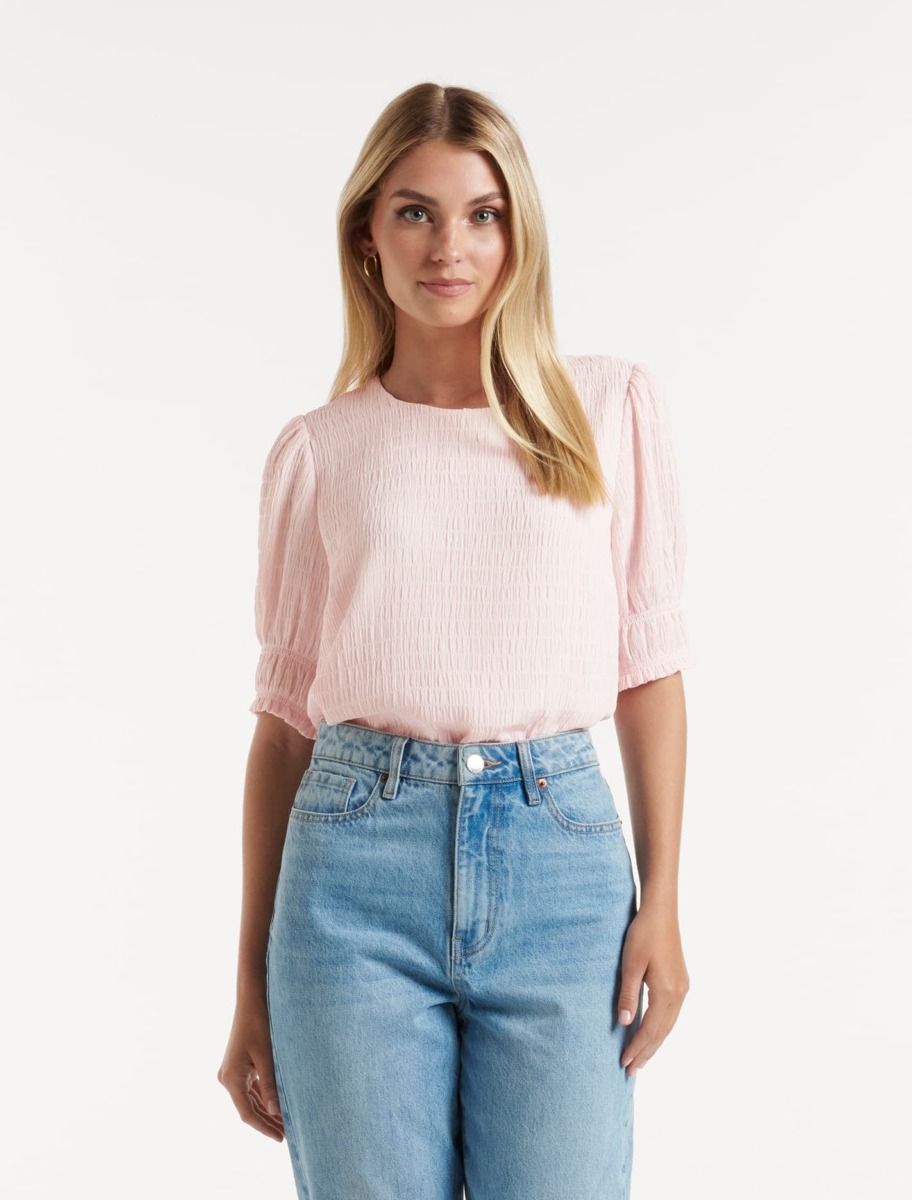 Pink Blouse - Ever New GOOFASH