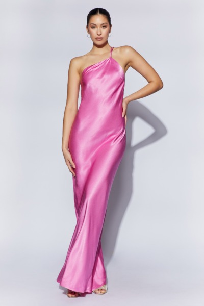 Pink Maxi Dress Meshki GOOFASH