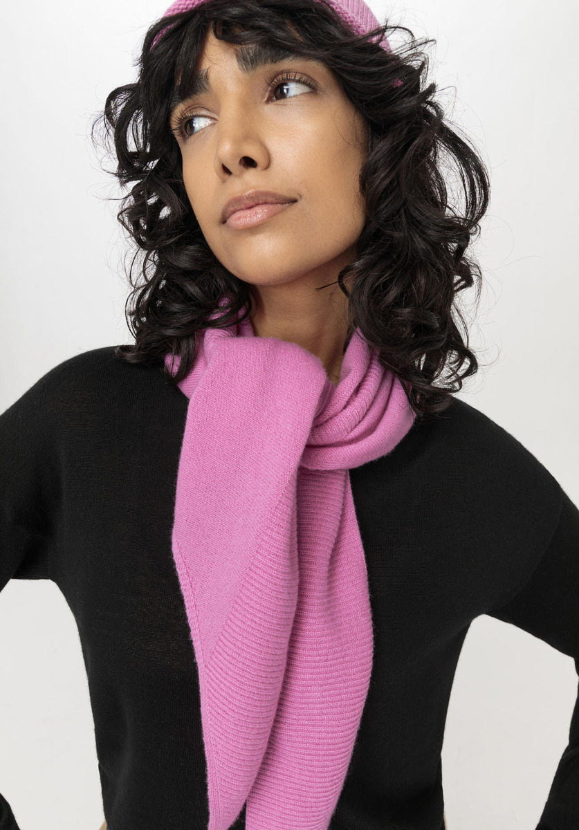 Pink Scarf by Hessnatur GOOFASH