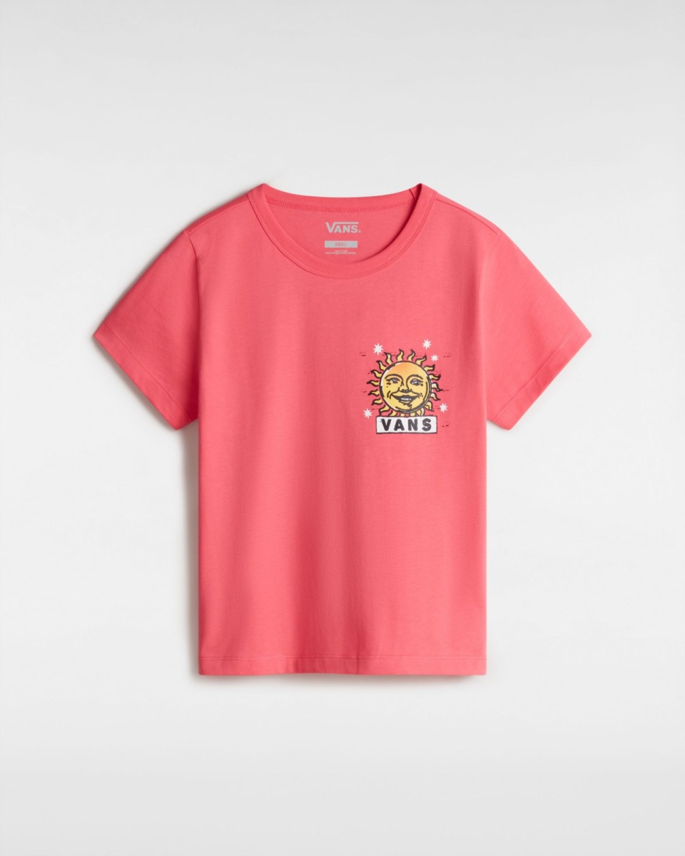Pink - T-Shirt - Vans GOOFASH