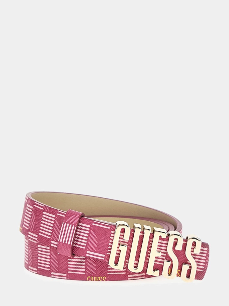 Pink Woman Belt - Guess GOOFASH