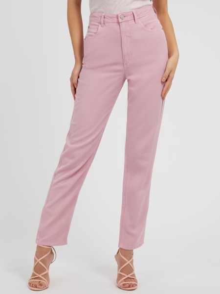 Pink Womens Trousers - Guess GOOFASH