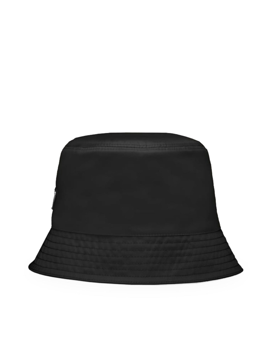 Prada Woman Bucket Hat in Black - Suitnegozi GOOFASH