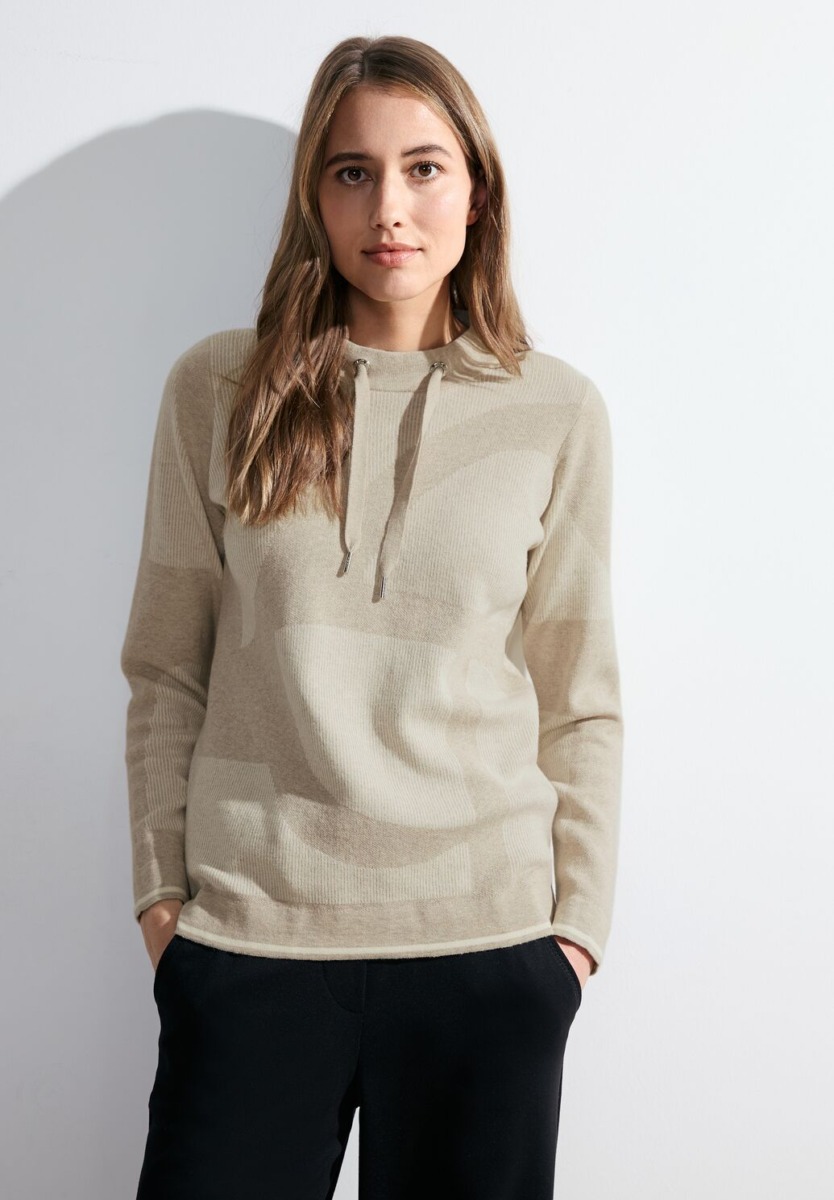 Pullover in Beige for Woman at Cecil GOOFASH