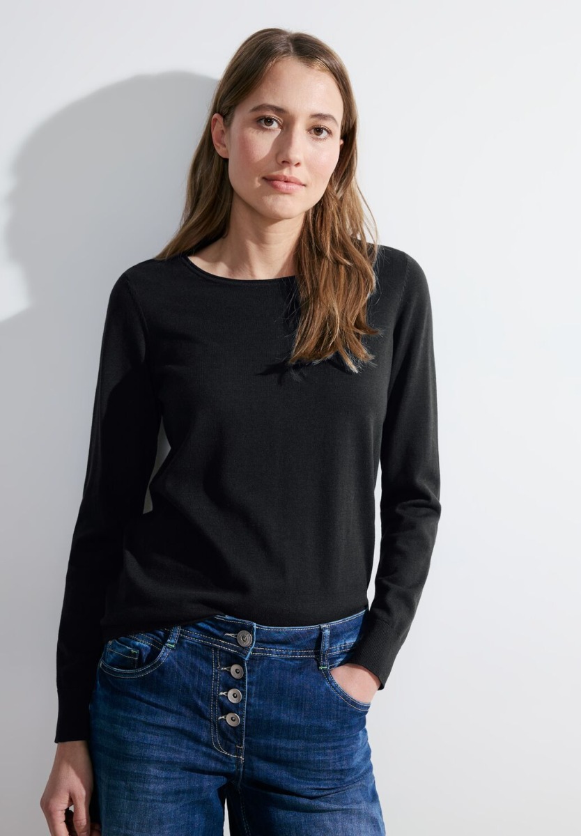 Pullover in Black for Women from Cecil GOOFASH