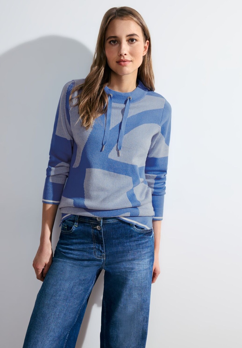 Pullover in Blue for Woman by Cecil GOOFASH