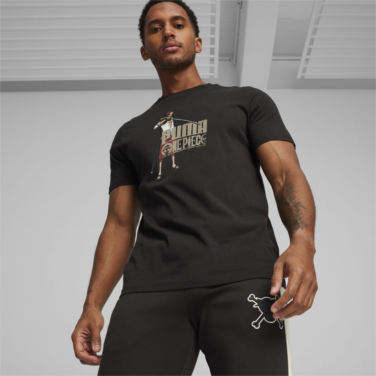 Puma Man Black T-Shirt GOOFASH
