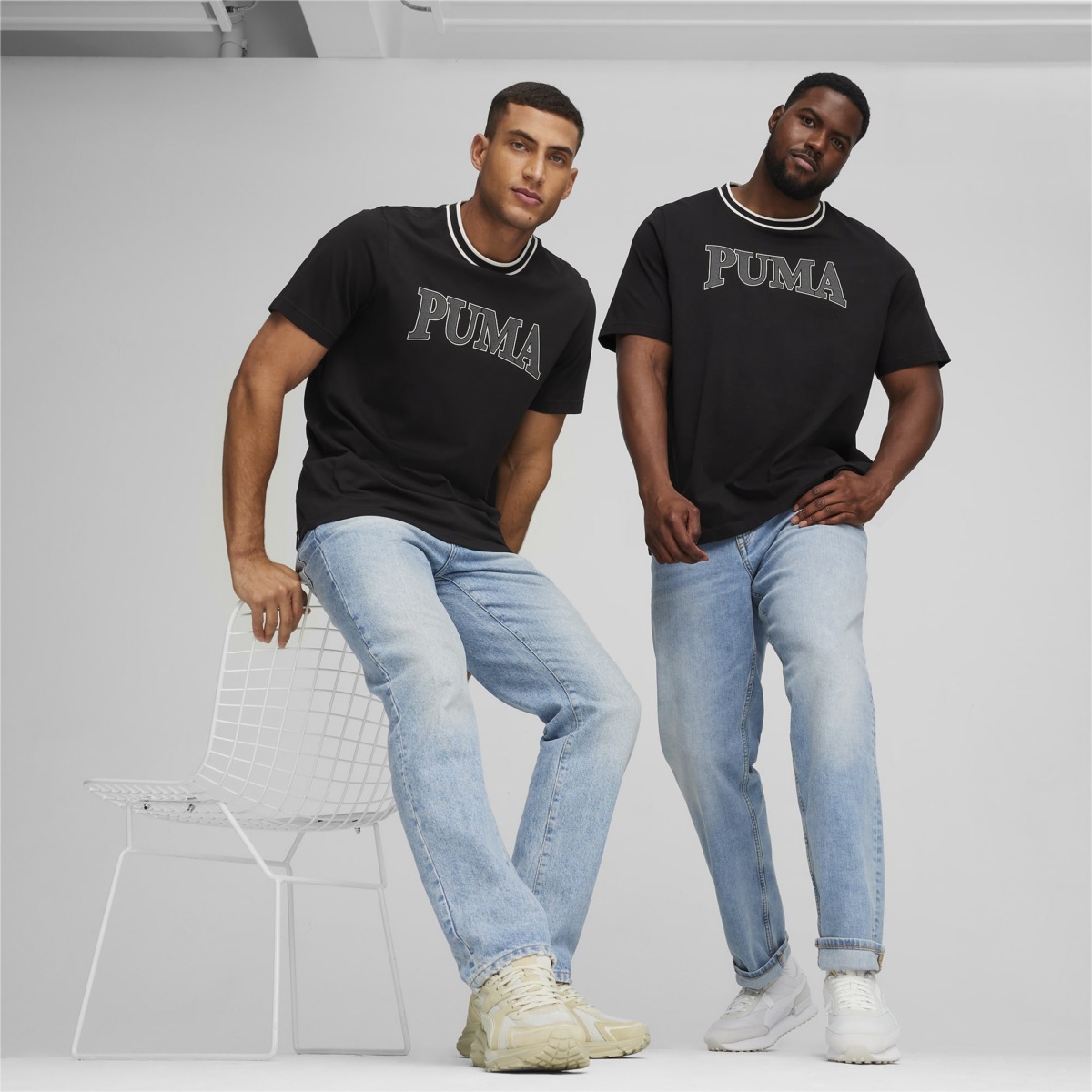 Puma - Men T-Shirt Black GOOFASH