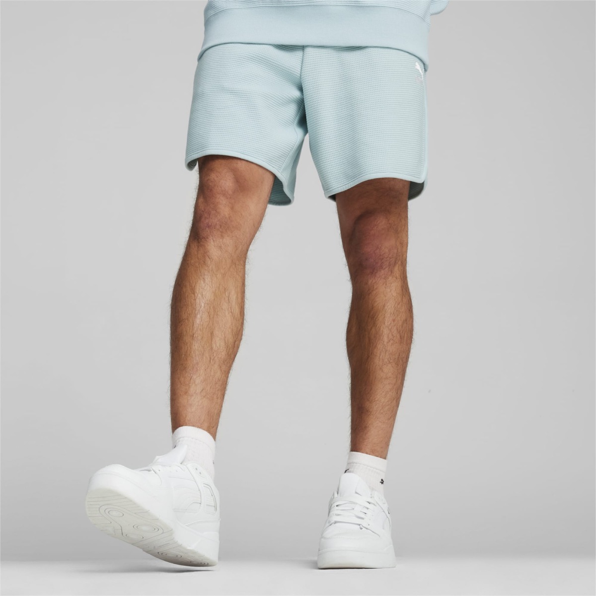 Puma - Mens Shorts in Blue GOOFASH