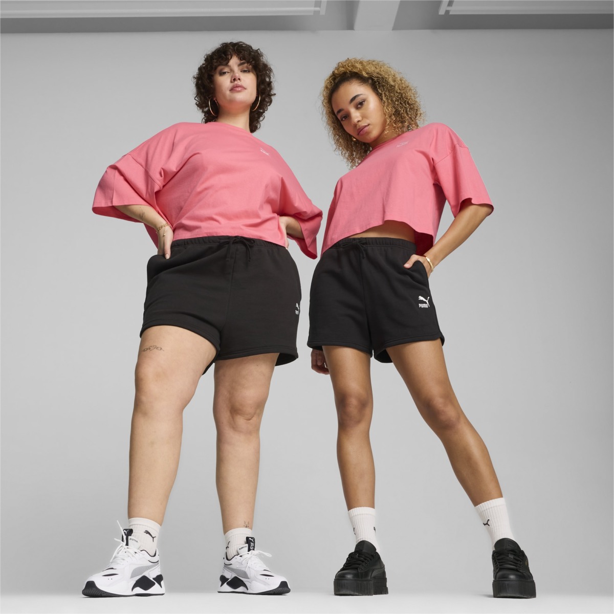 Puma - Women Shorts in Black GOOFASH