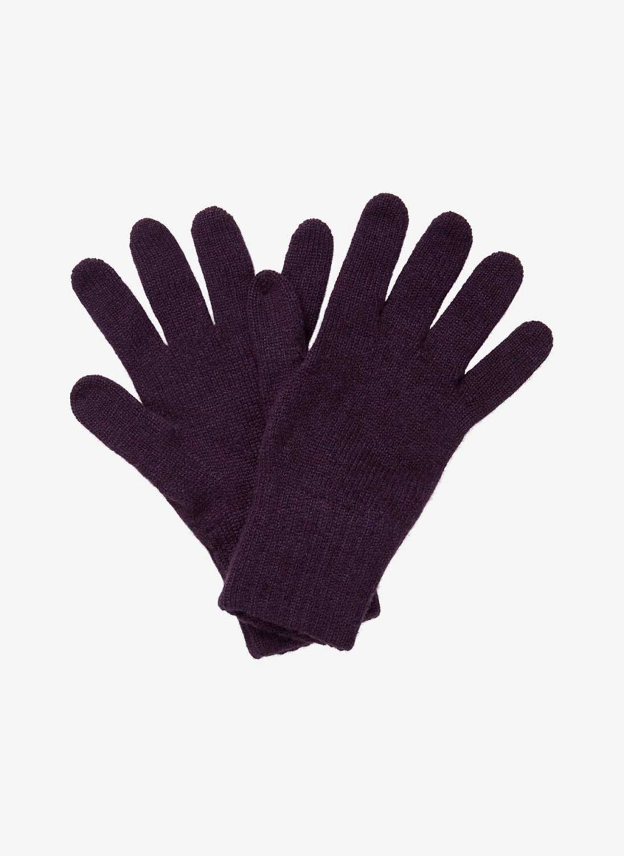Purple - Gloves - Brora GOOFASH