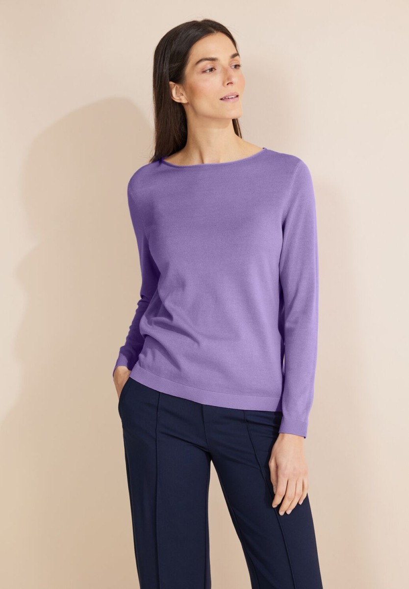 Purple Woman Sweater - Street One GOOFASH